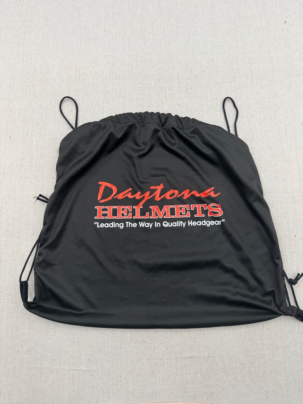Daytona Helmets Black Drawstring Helmet Bag